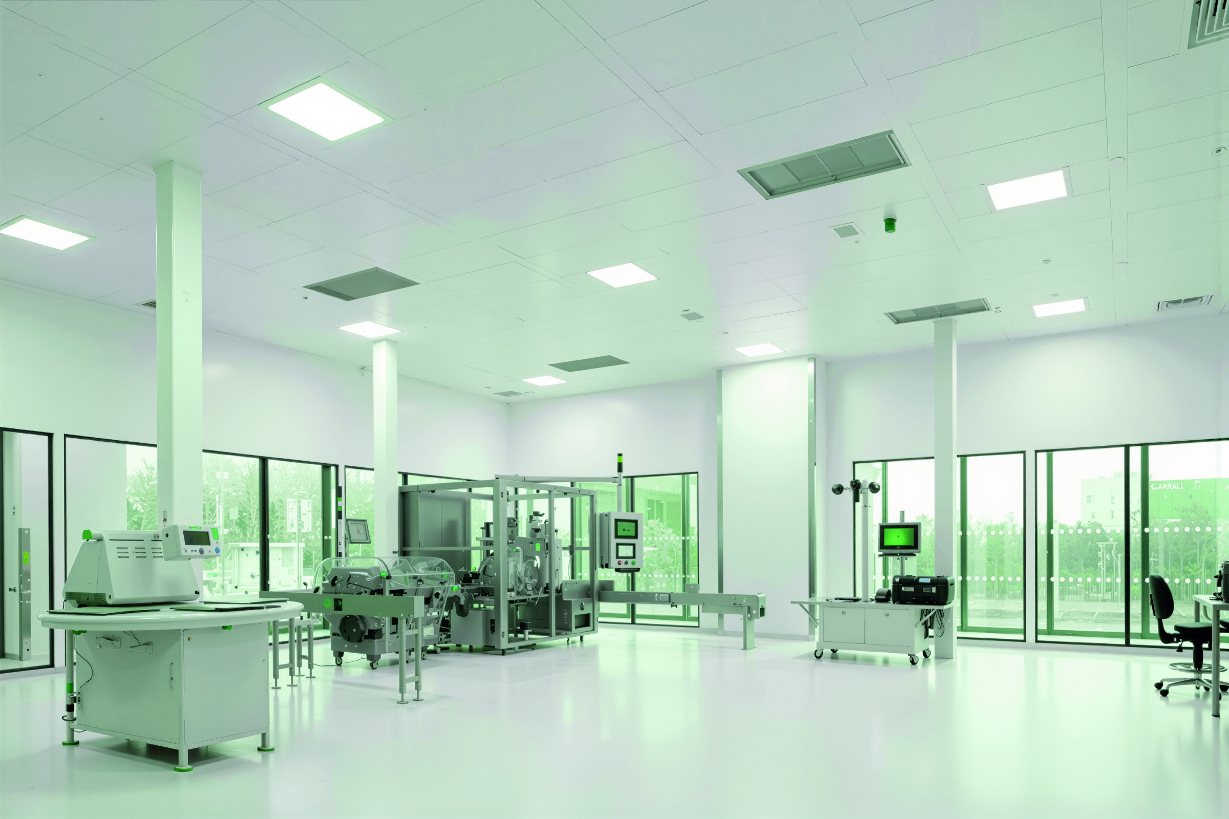 Cleanroom and manufacturing equipment