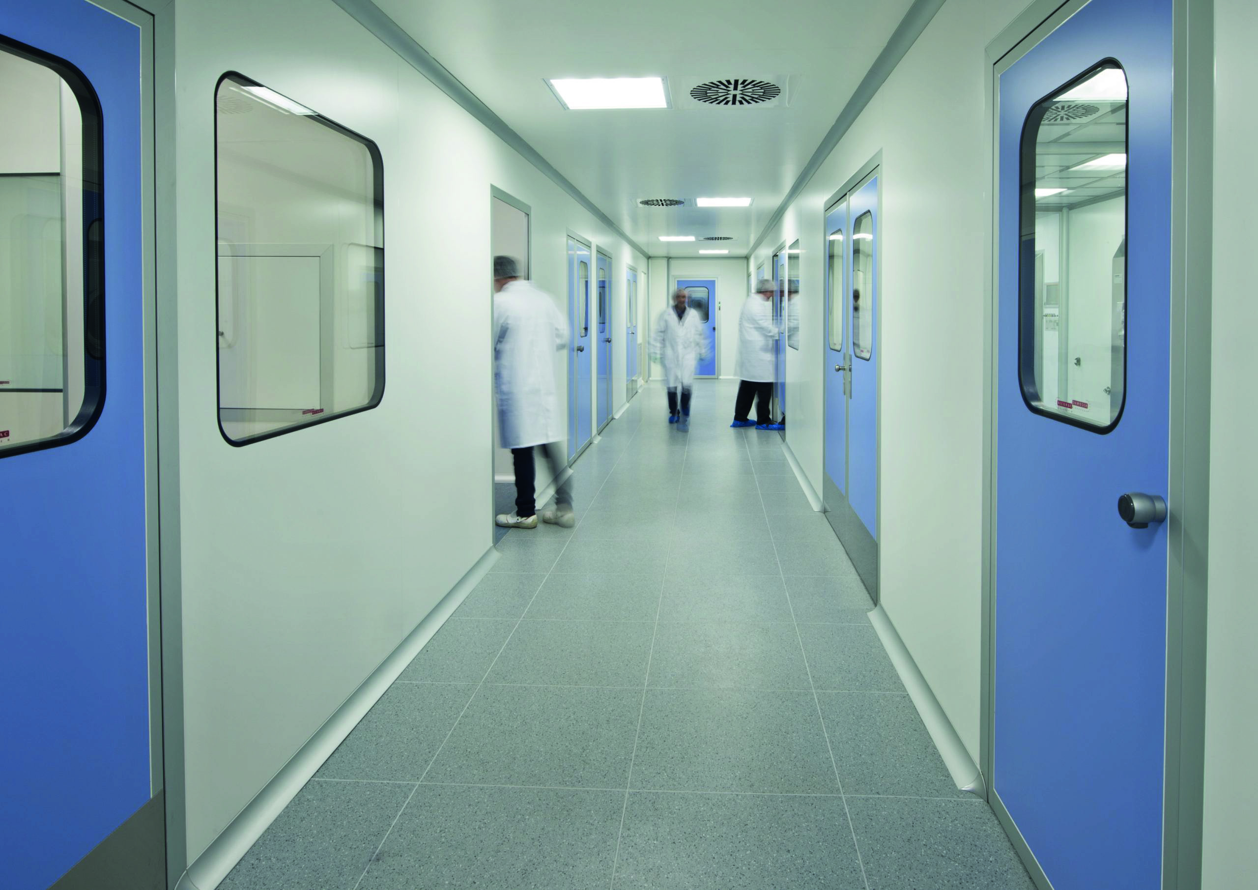 Cleanroom corridor