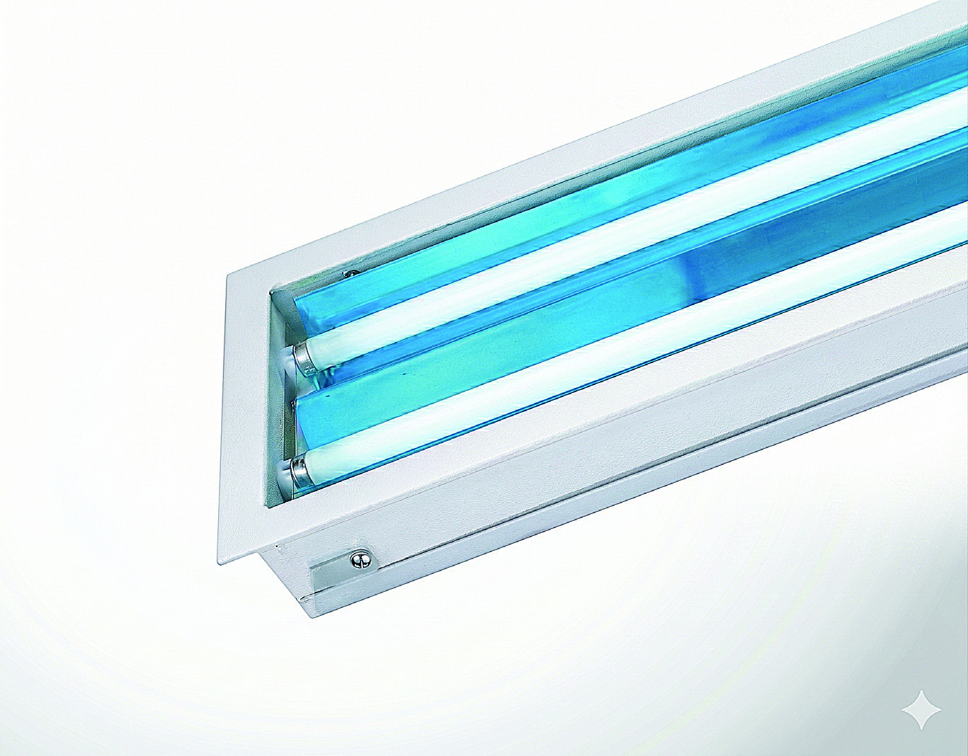 Cleanroom lighting fixtures
